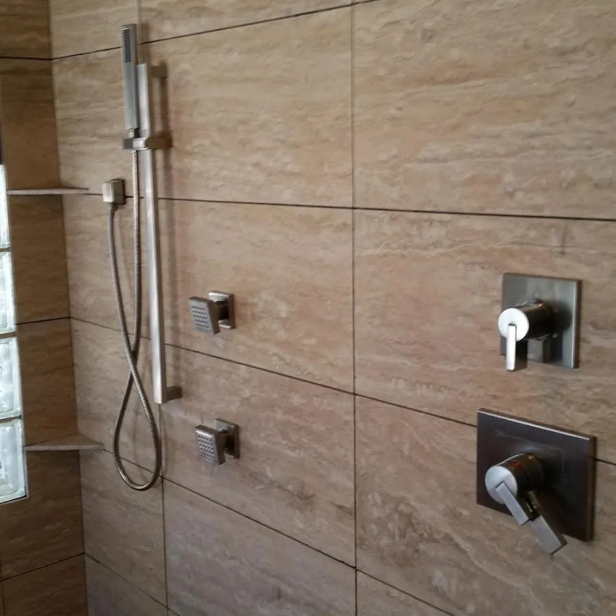 Shower fixture installation for Water Heater Replacement in New Baltimore